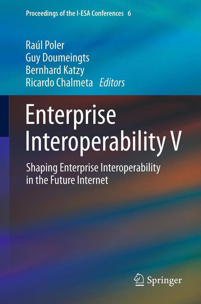 Enterprise Interoperability V als eBook von - Springer London