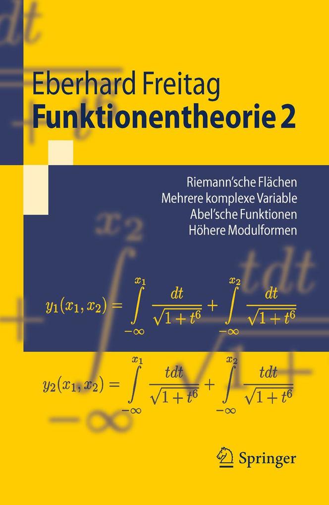 Funktionentheorie 2 - Eberhard Freitag