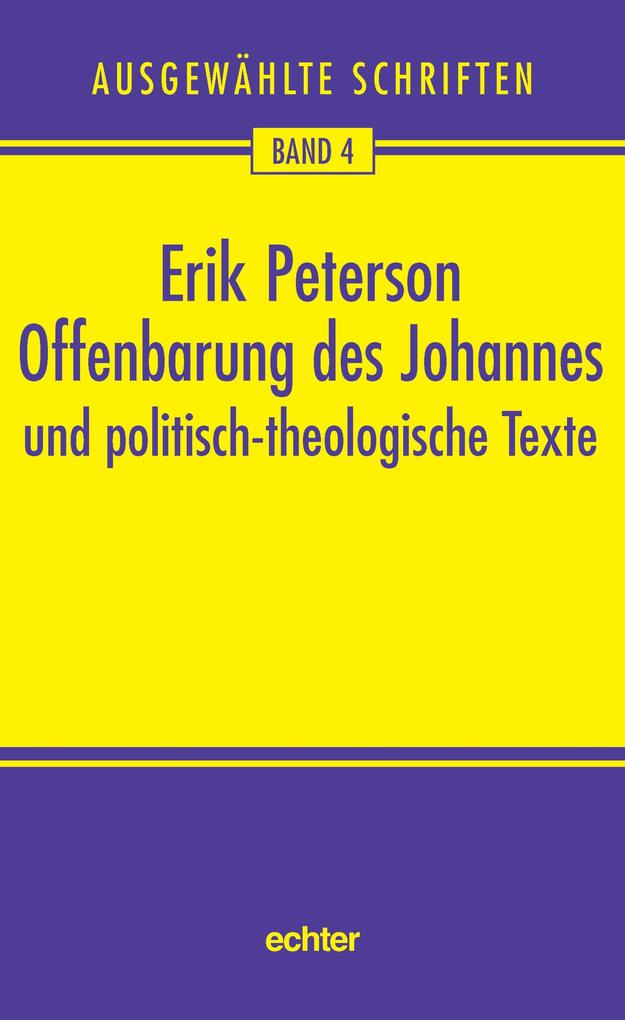 Offenbarung des Johannes - Erik Peterson