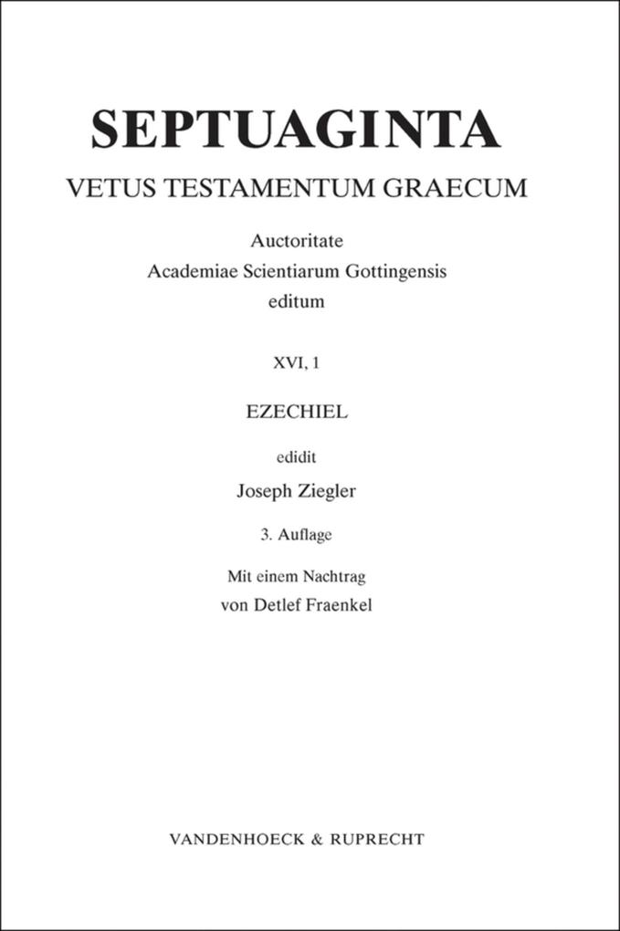 Septuaginta. Band 161
