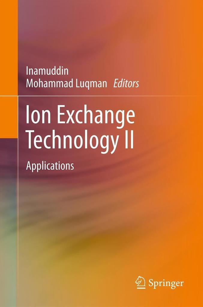 Ion Exchange Technology II als eBook von - Springer Netherlands