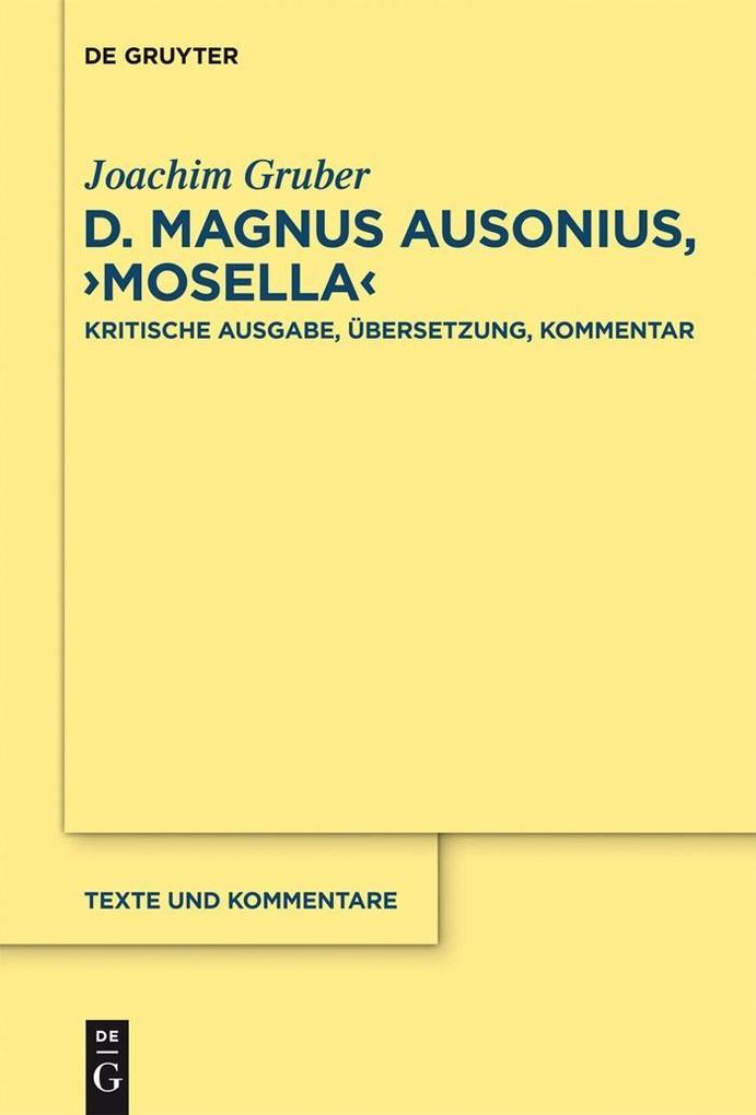 D. Magnus Ausonius Mosella - Joachim Gruber