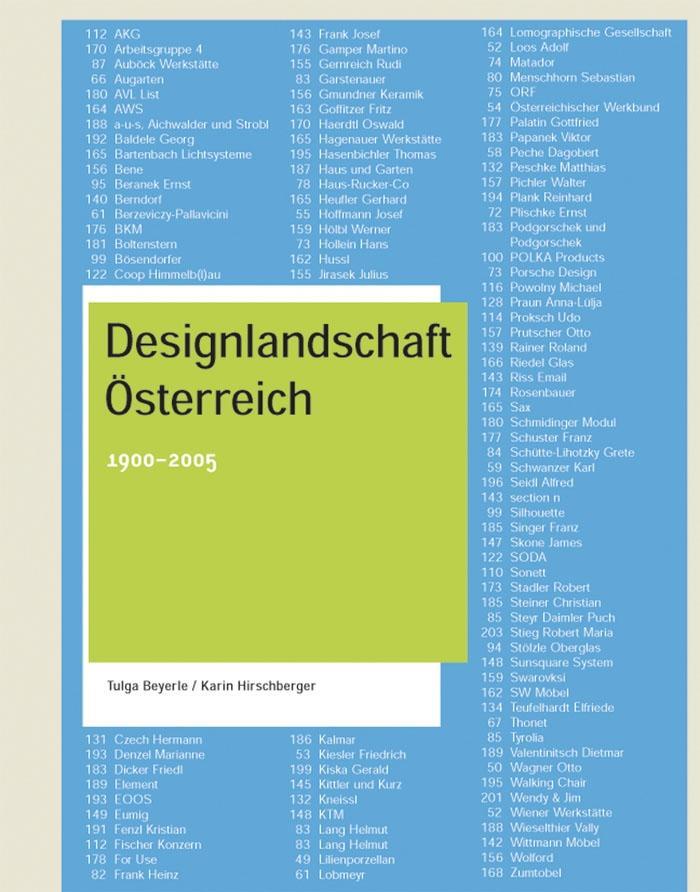 Designlandschaft Österreich - Tulga Beyerle/ Karin Hirschberger