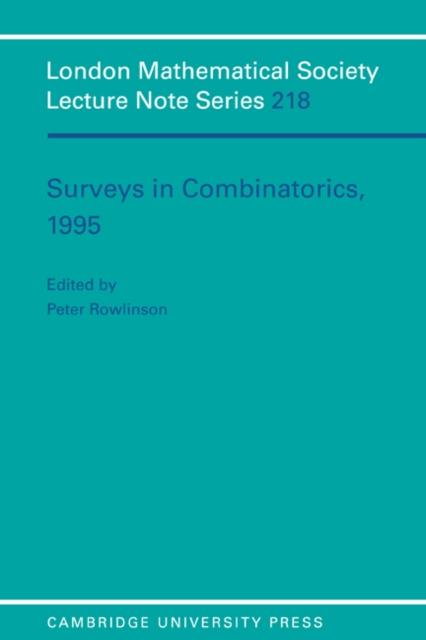 Surveys in Combinatorics 1995