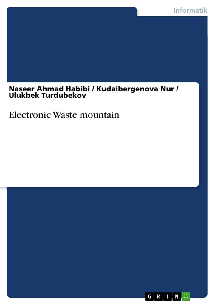 Electronic Waste mountain - Naseer Ahmad Habibi/ Kudaibergenova Nur/ Ulukbek 'urdubekov