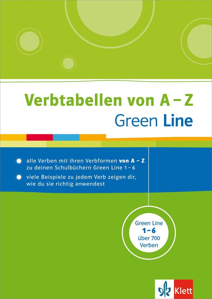 Green Line. Verbtabellen von A-Z