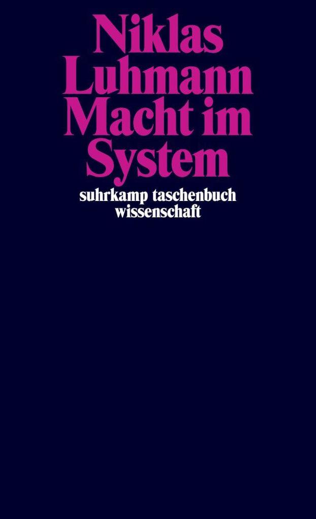 Suhrkamp Macht Im System, Fachbücher Von Niklas Luhmann - Bild 4