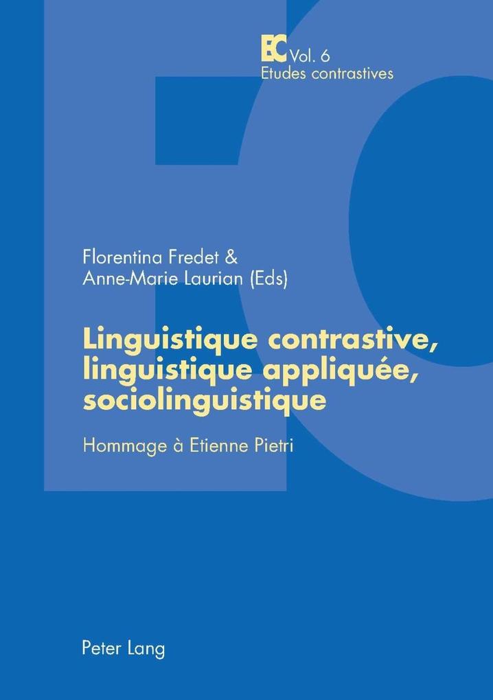 Linguistique contrastive linguistique appliquee sociolinguistique