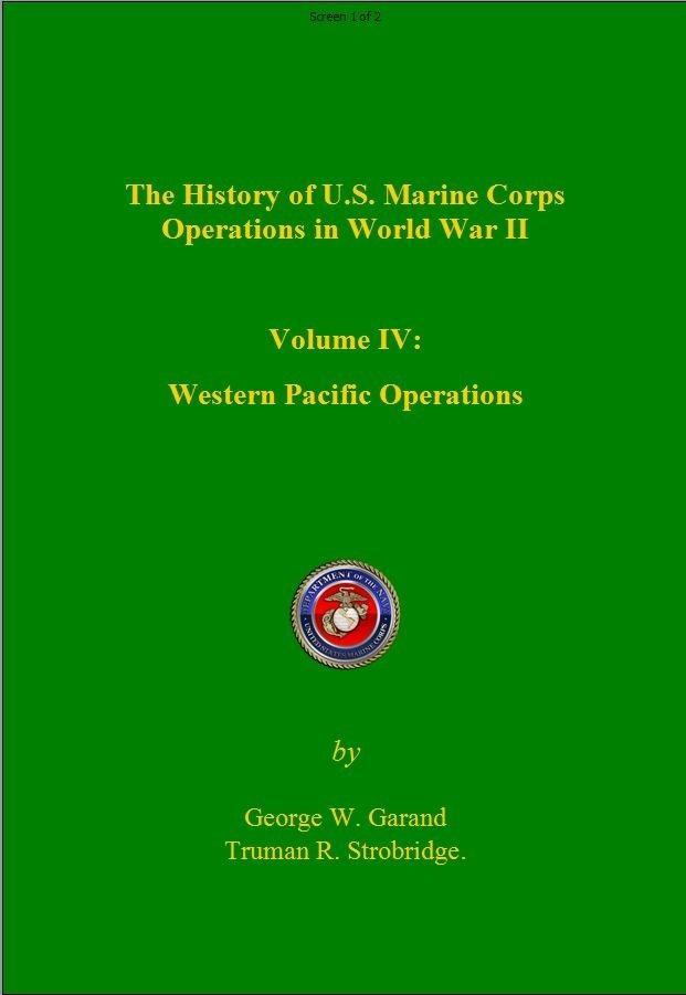 History of US Marine Corps Operation in WWII Volume IV als eBook von George Garand, Truman Strobridge - 232 Celsius