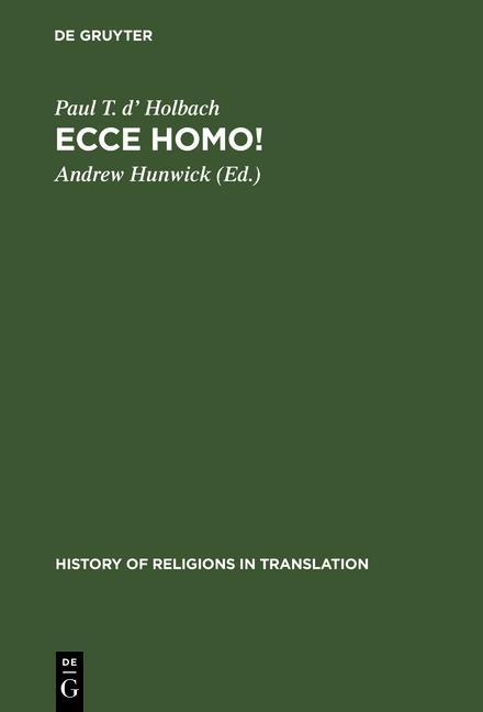 Ecce homo! - Paul T. d' Holbach
