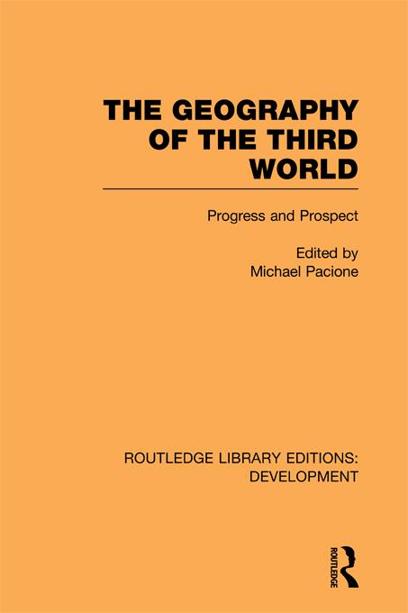 The Geography of the Third World - Michael Pacione