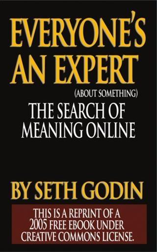 EVERYONE IS AN EXPERT (about something) - Seth Godin