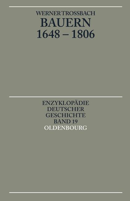 Bauern 1648-1806 - Werner Troßbach