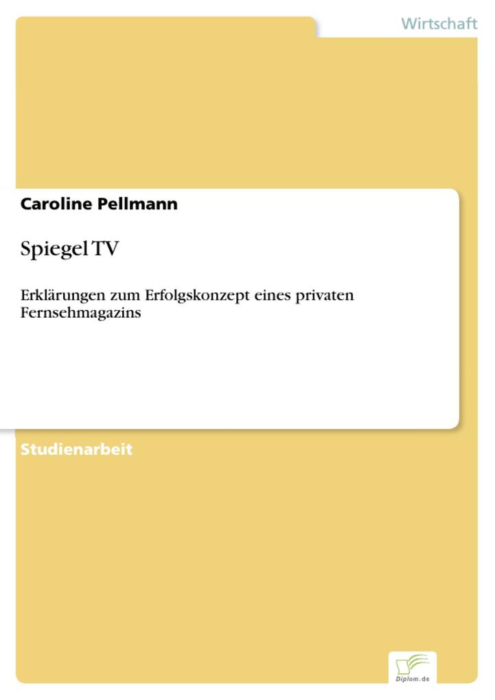 Spiegel TV - Caroline Pellmann