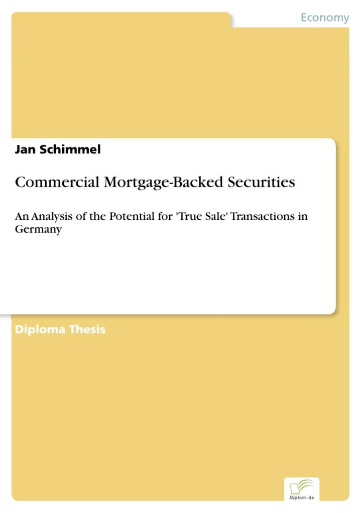 Commercial Mortgage-Backed Securities - Jan Schimmel
