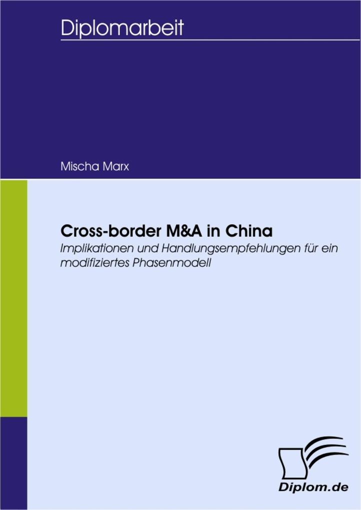 Cross-border M&A in China - Mischa Marx