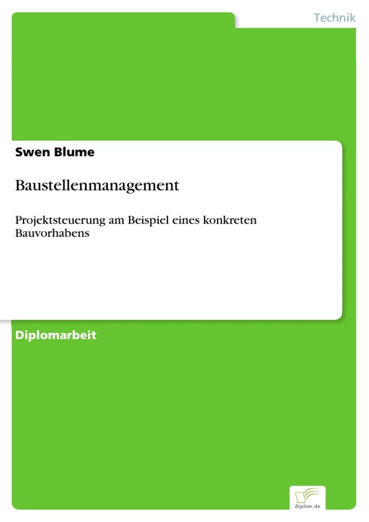 Baustellenmanagement - Swen Blume