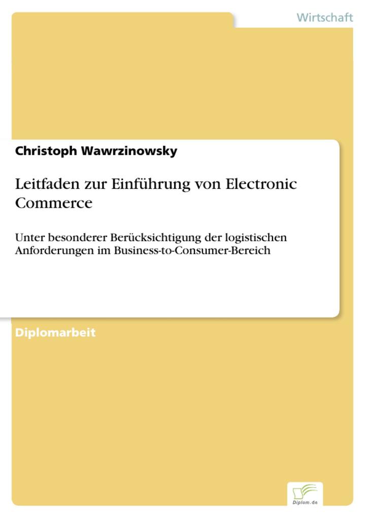 Leitfaden zur Einführung von Electronic Commerce - Christoph Wawrzinowsky