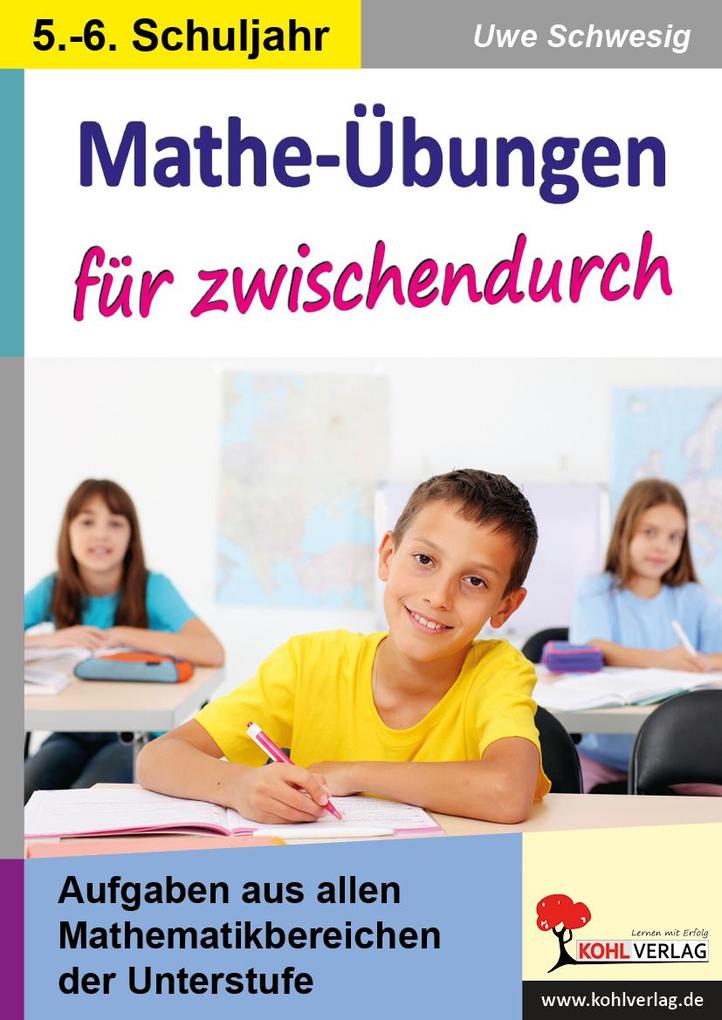 Mathe-Übungen für zwischendurch / 5.-6. Schuljahr - Uwe Schwesig