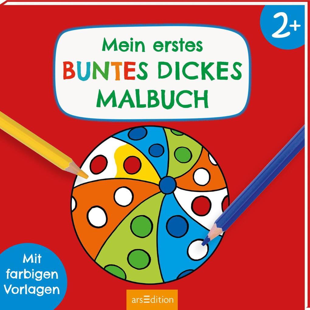 Ars Edition Arsedition 978-3-8458-0442-2 Mein Erstes Buntes Dickes Malbuch - Bild 7