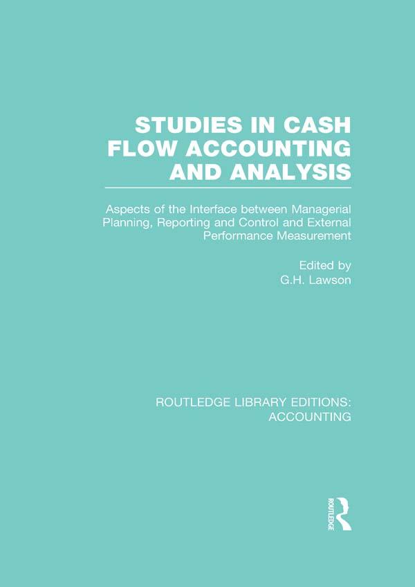 Studies in Cash Flow Accounting and Analysis (RLE Accounting) - Charles F. Klemstine/ Michael W. Maher