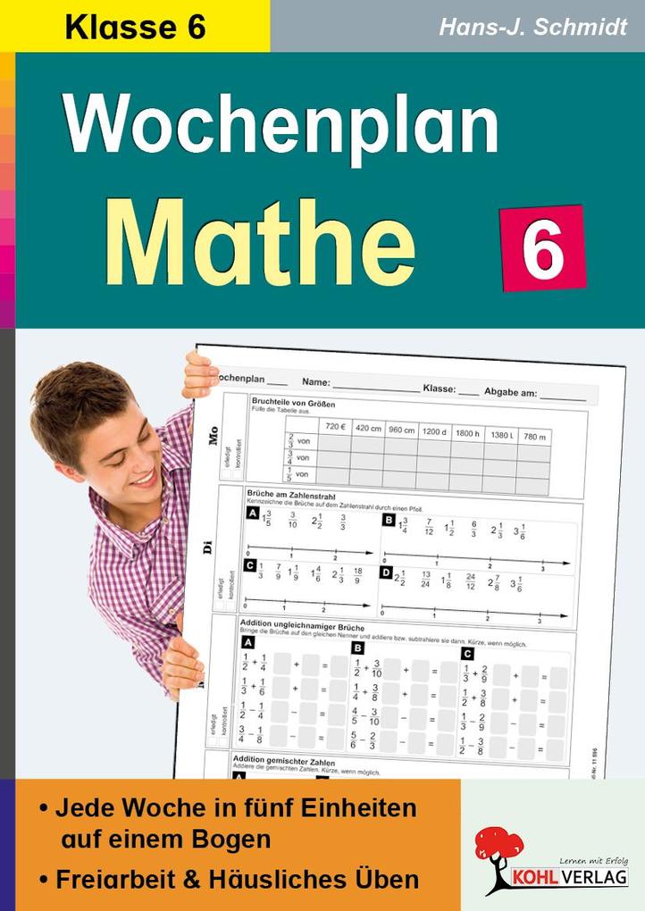 Kohl Verlag Wochenplan Mathe / Klasse 6 - Bild 6