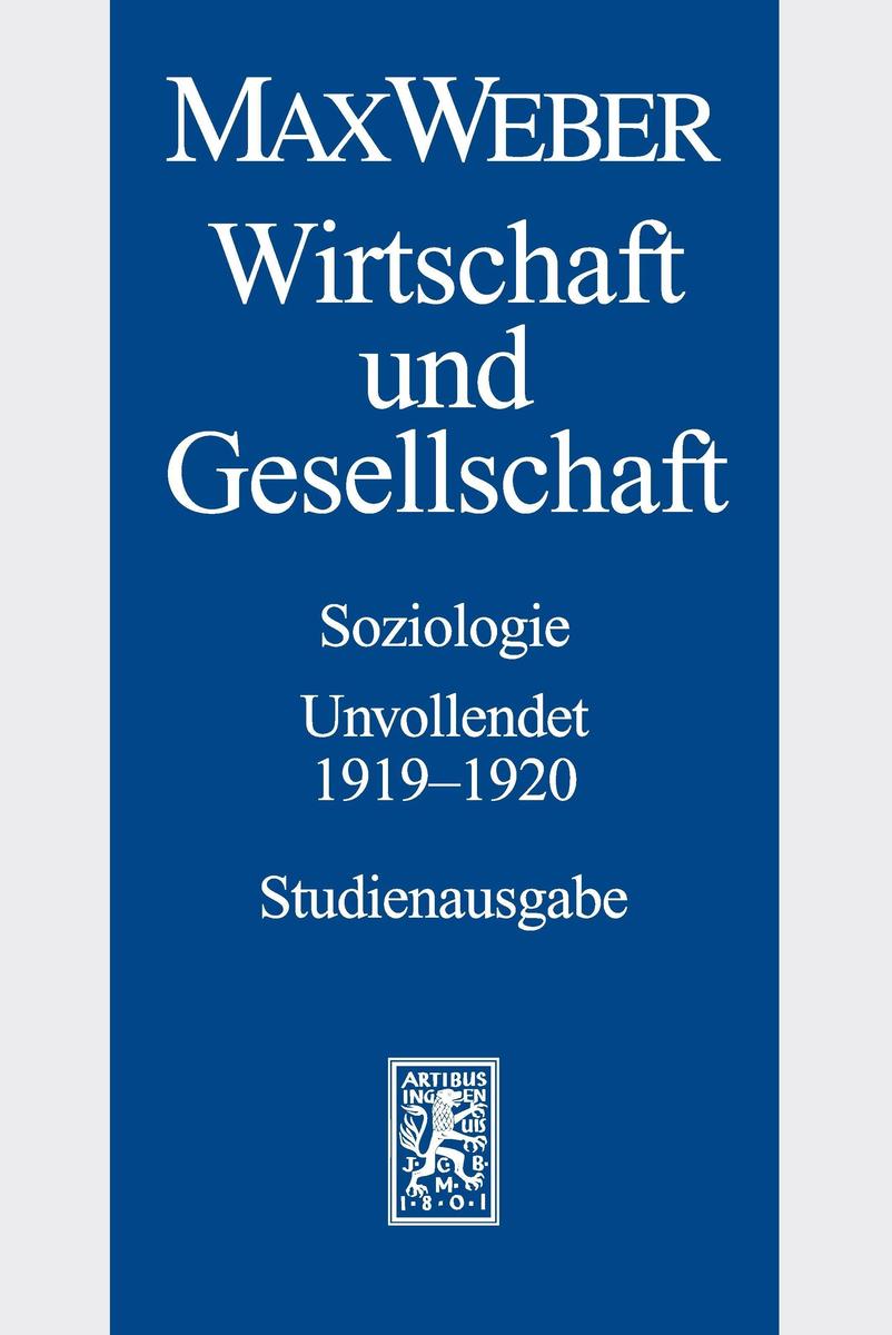Mohr Siebeck Gmbh & Co. K Wirtschaft Und Gesellschaft - Bild 4
