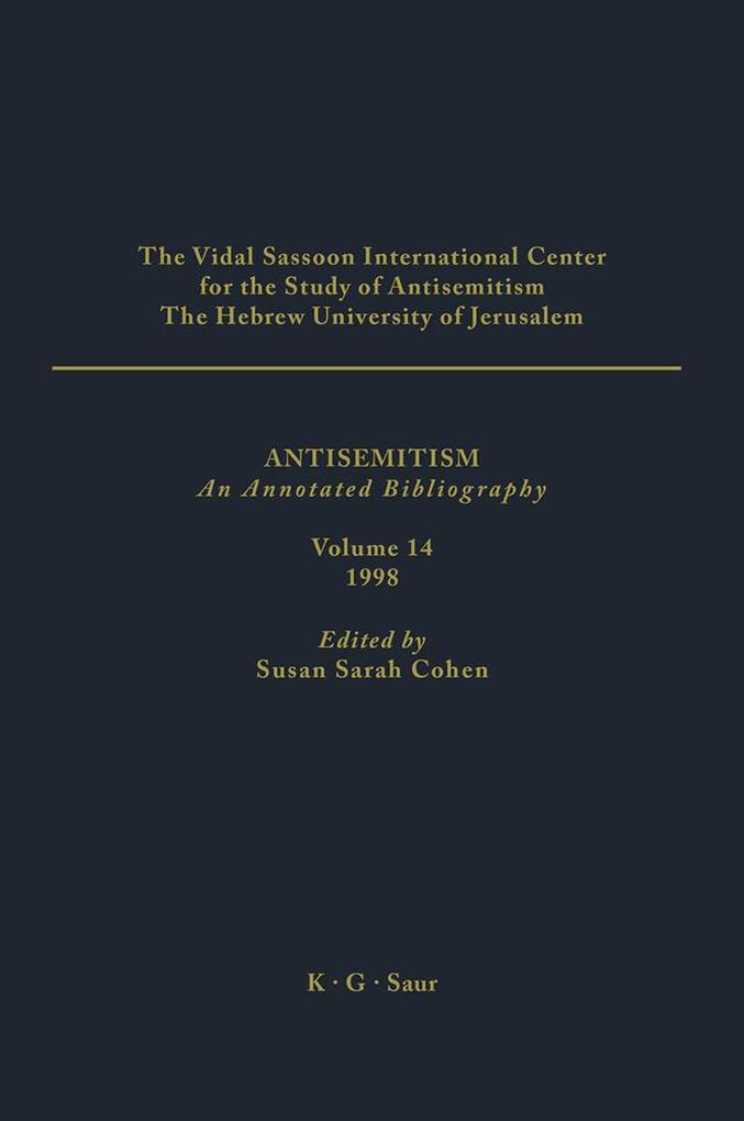 Antisemitism 14. 1998