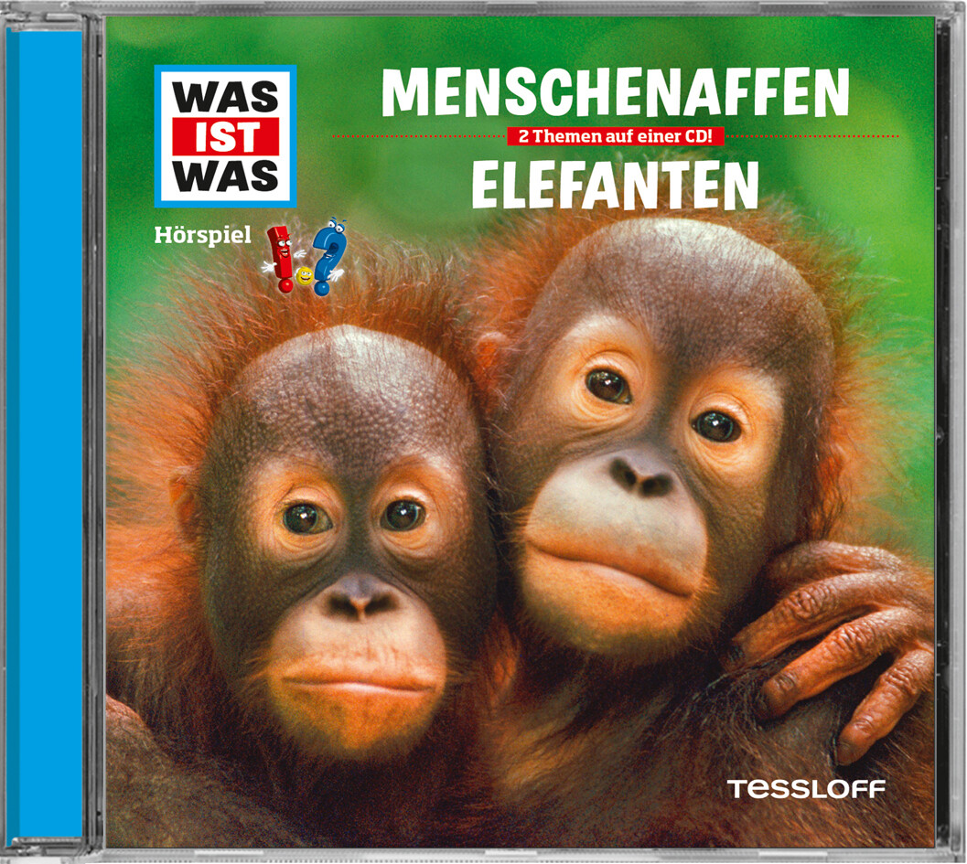 Was ist was Hörspiel-CD: Menschenaffen/Elefanten - Kurt Haderer
