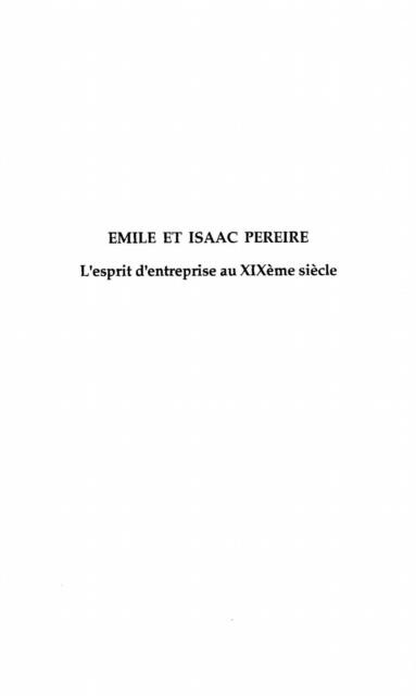 EMILE ET ISAAC PEREIRE - Guy Fargette