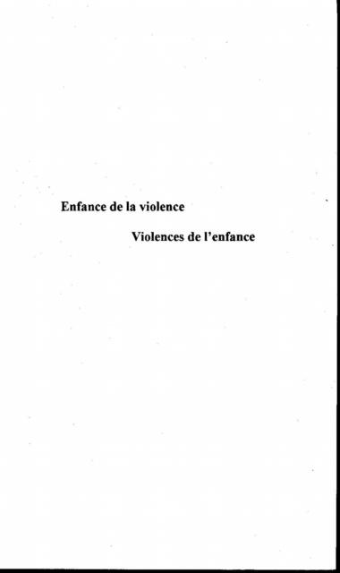 Enfance de la violence als eBook von COLPI M.-T. - Harmattan