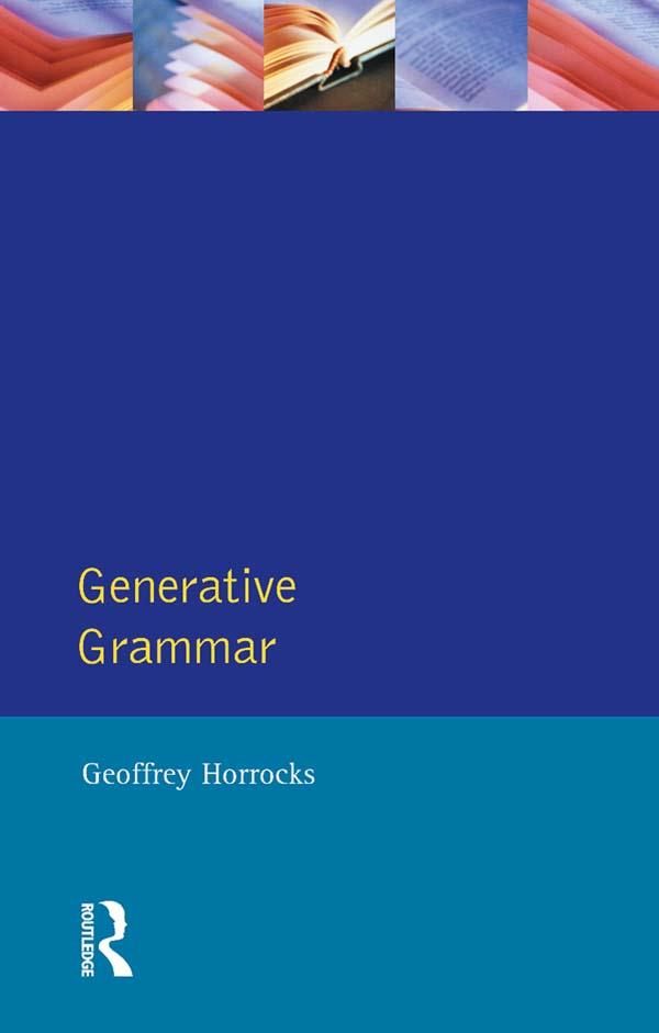 Generative Grammar - Geoffrey Horrocks