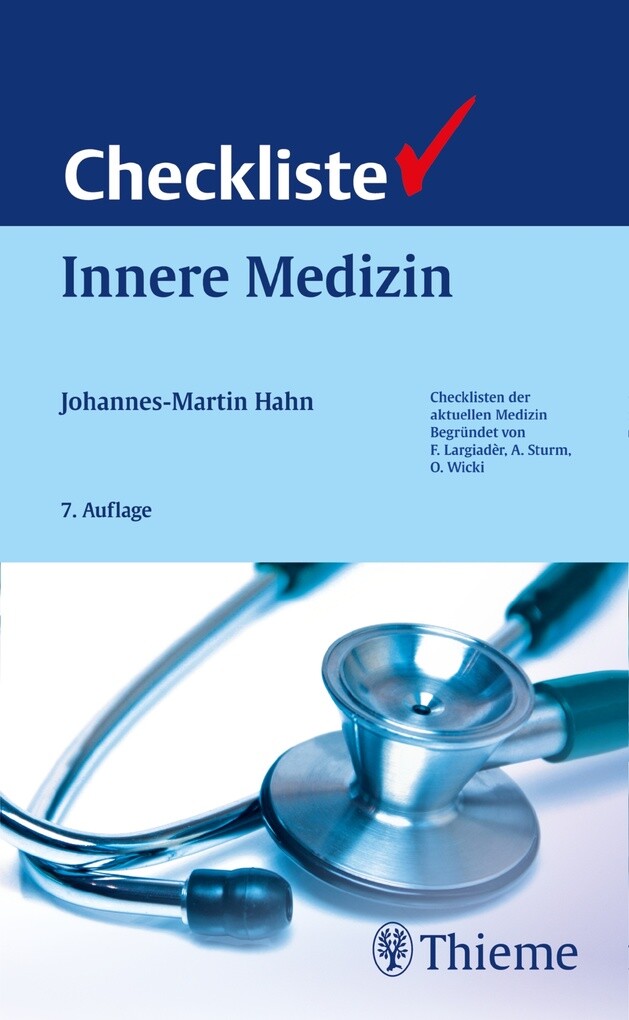 Checkliste Innere Medizin als eBook von Johannes-Martin Hahn - Thieme