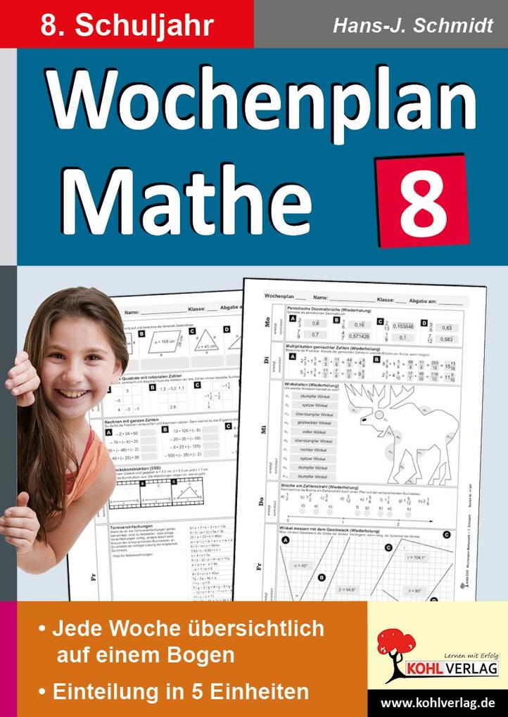 Kohl Verlag Wochenplan Mathe / Klasse 8 - Bild 4