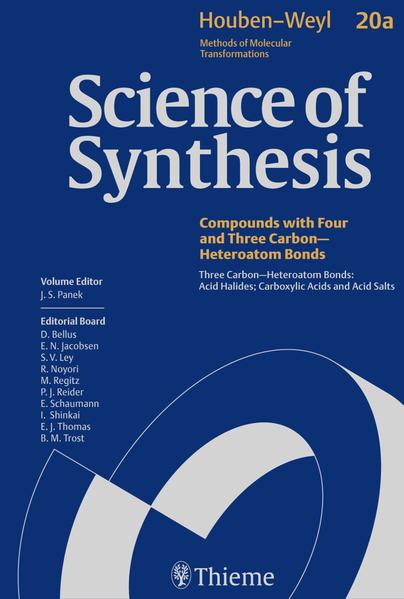Science of Synthesis: Houben-Weyl Methods of Molecular Transformations Vol. 20a - Julien Beignet/ Paul Hanson/ Eric N. Jacobsen/ Nareshkumar Jain/ E. Kataisto