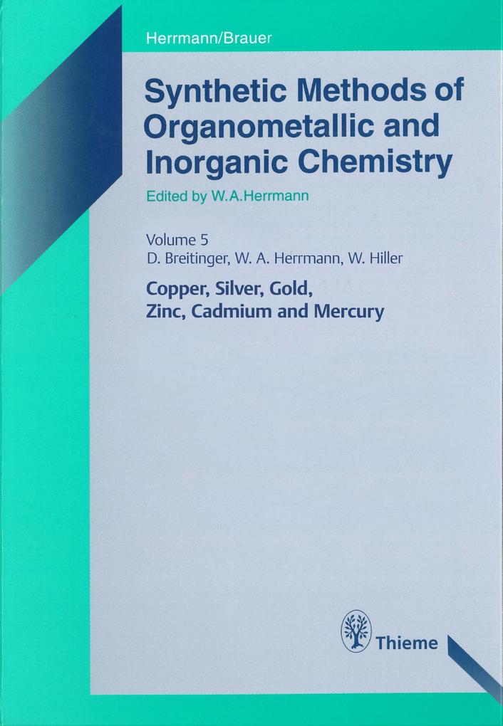 Synthetic Methods of Organometallic and Inorganic Chemistry Volume 5 1999