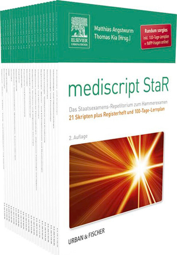 mediscript StaR Skripten-Paket Hammerexamen mit Registerheft als eBook von Matthias Angstwurm - Elsevier Health Sciences Germany