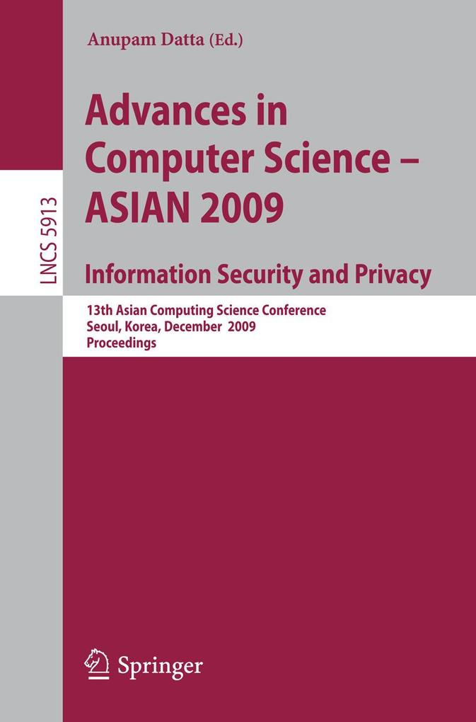 Advances in Computer Science Information Security and Privacy