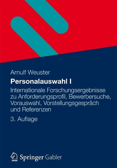 Personalauswahl I - Arnulf Weuster
