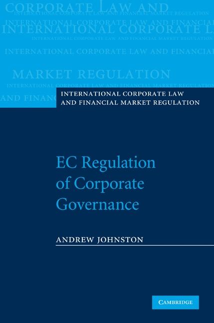 EC Regulation of Corporate Governance - Andrew Johnston