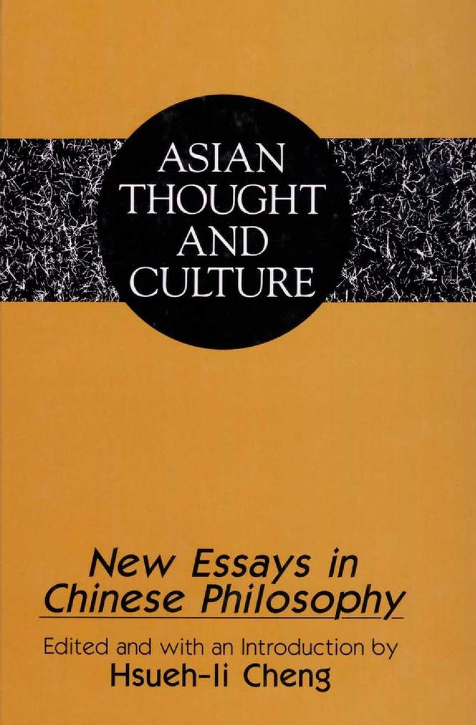 New Essays in Chinese Philosophy