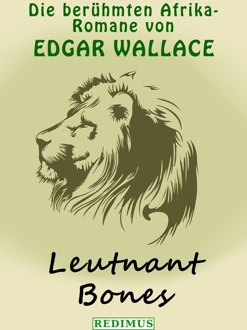 Leutnant Bones als eBook von Edgar Wallace - Redimus