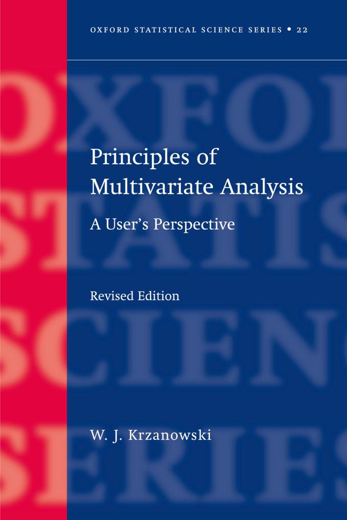 Principles of Multivariate Analysis - Wojtek Krzanowski
