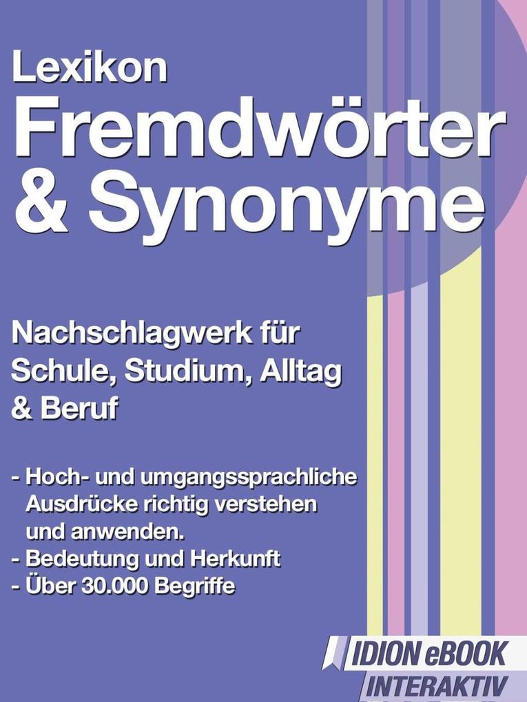 Lexikon Fremdwörter Synonyme - Red. Serges Verlag