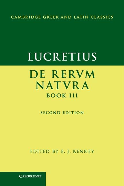 Lucretius: De Rerum NaturaBook III - Lucretius