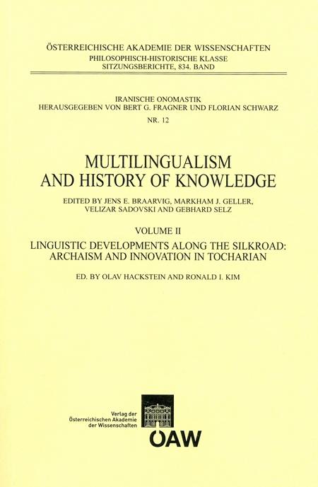 Multilingualism and History of Knowledge Volume II