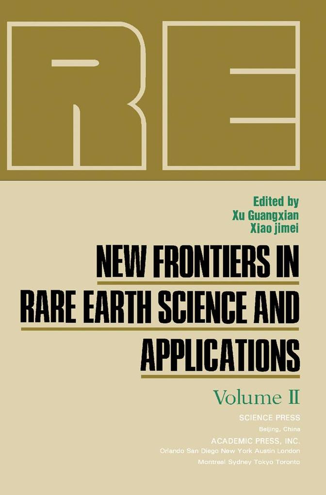 New Frontiers in Rare Earth Science and Applications