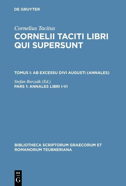 Annales libri I-VI - Cornelius Tacitus