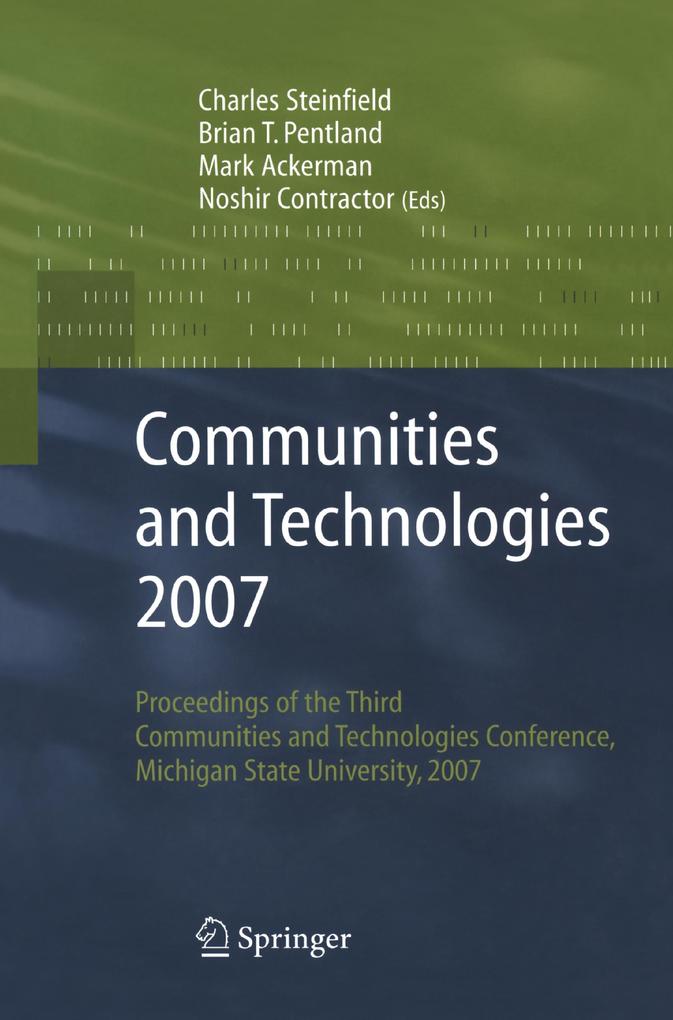 Communities and Technologies 2007 als Buch von - Springer London