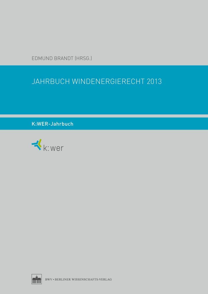 Jahrbuch Windenergierecht 2013